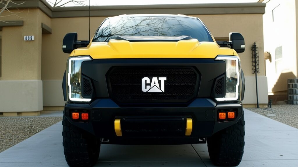 Caterpillar dezvăluie Cat Truck, un pick-up unicat bazat pe Ford Super Duty