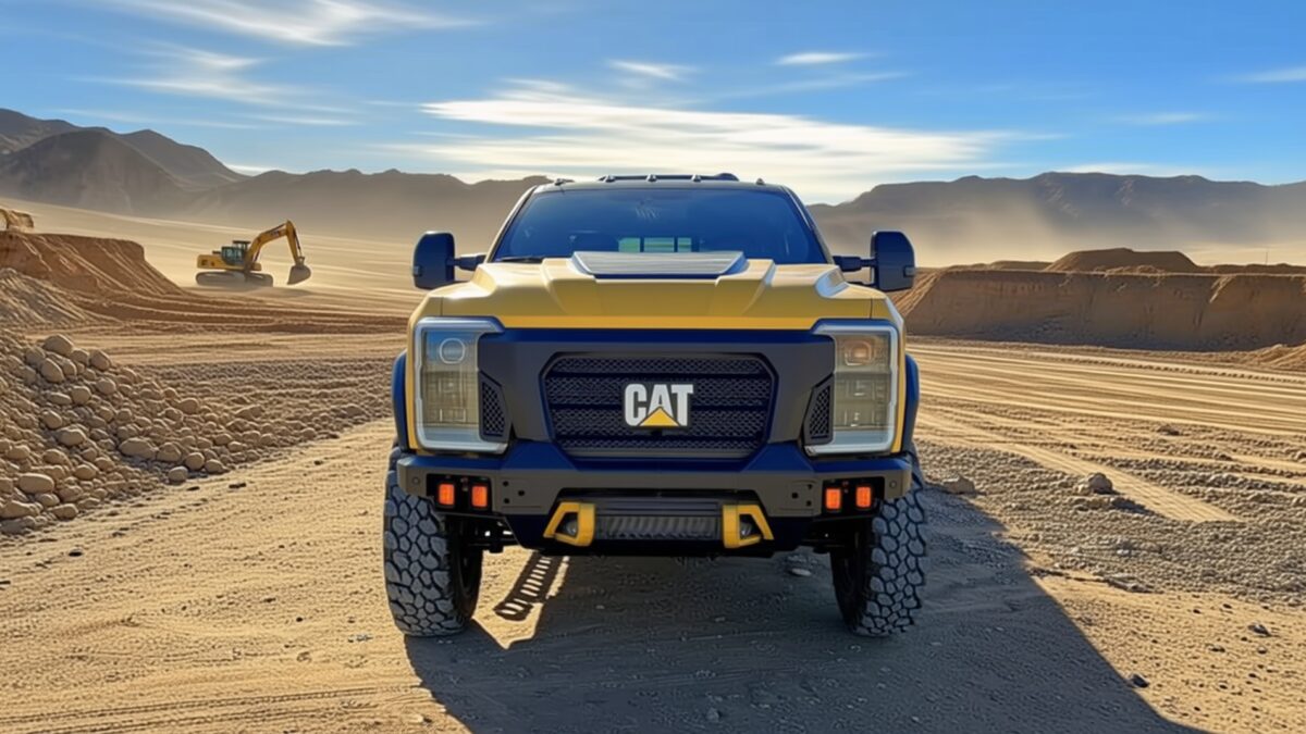 Caterpillar dezvăluie Cat Truck, un pick-up unicat bazat pe Ford Super Duty - imagine 3