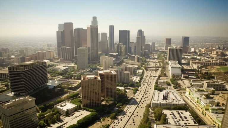 Accident cu 5 mașini pe autostrada 10 din Los Angeles s-a soldat cu un mort