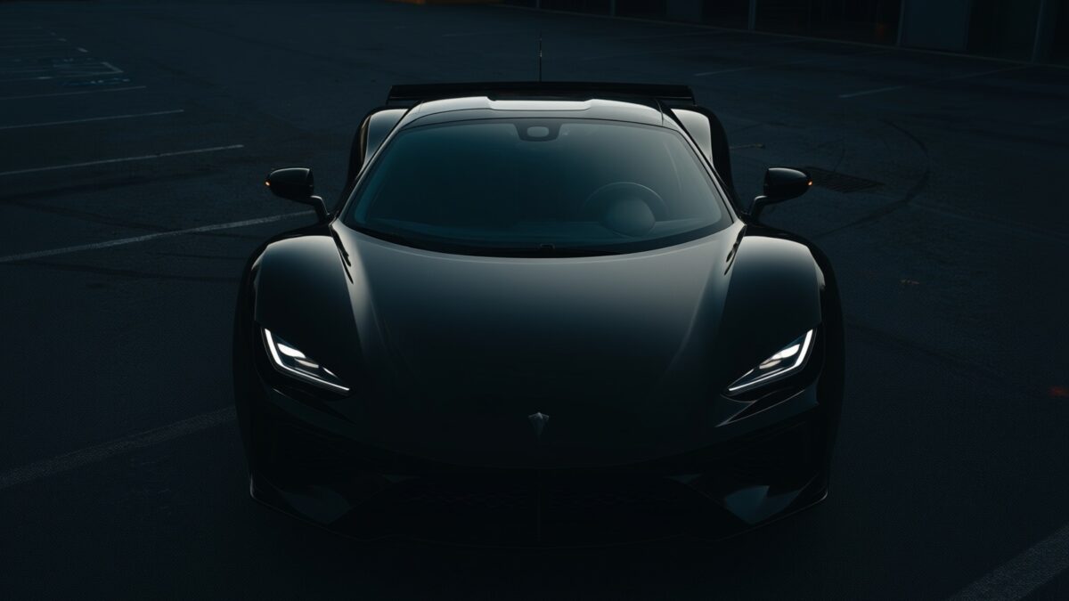 Chevrolet Corvette cu 490 CP, confiscat la graniță cu un arsenal de 44 de pistoale