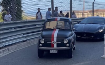 Fiat 500 personalizat pentru Charles Leclerc atrage atenția cu numărul #16