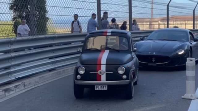 Fiat 500 personalizat pentru Charles Leclerc atrage atenția cu numărul #16