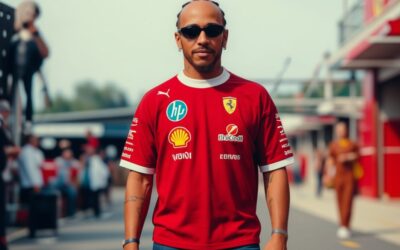 Kim Kardashian alimentează zvonurile despre Hamilton cu un tricou Ferrari viral