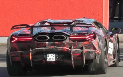 Lamborghini Revuelto SV surprins pe Nürburgring cu un eleron masiv