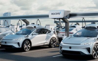 Robotul Rocsys încarcă automat taxiuri electrice cu o rată de succes de 99,9%