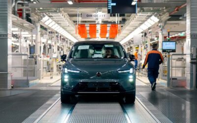 Volvo EX60 intră în producție cu o țintă de 40.000 de unități pentru acest an