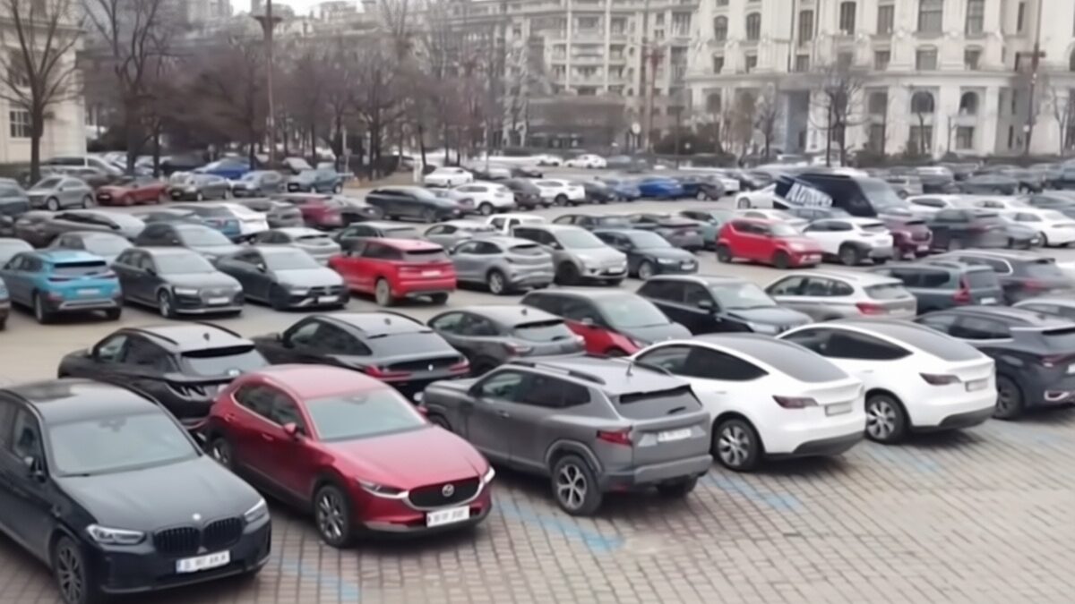 Parcare gratuită în București doar pentru electrice. 80.000 de șoferi de hibride vor plăti