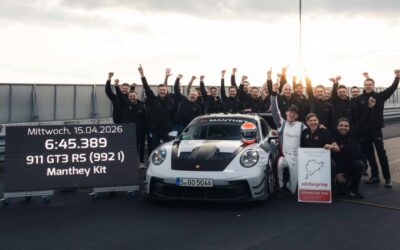 Porsche 911 GT3 RS cu kit Manthey înregistrează 6 – 45 pe Nürburgring