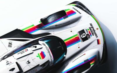 Porsche 963 readuce designul Apple din 1980 pe circuitul de la Laguna Seca