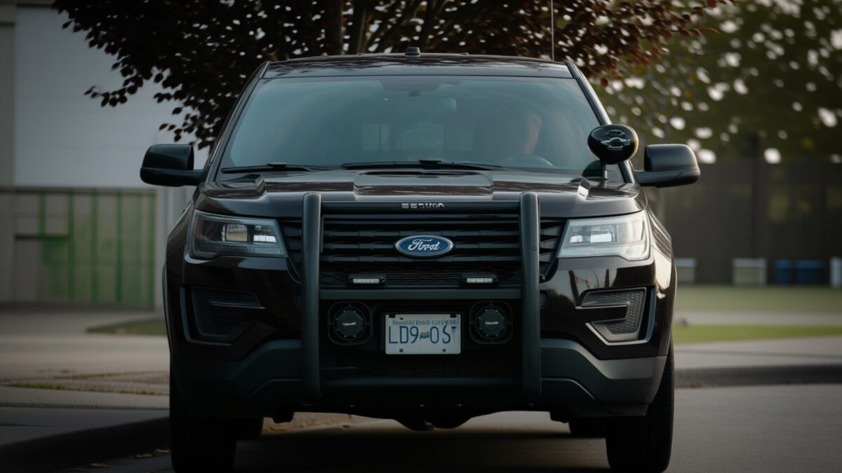 Un șofer agresiv încearcă să lovească un motociclist și este prins de poliție