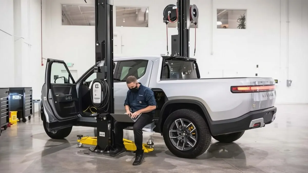 Rivian atinge 100 de centre de service înaintea lansării modelului R2