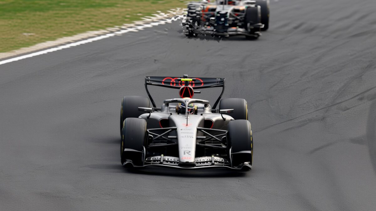 Monopostul Audi F1 al lui Nico Hulkenberg ia foc inainte de sprintul de la Miami