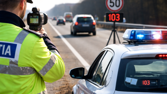 Amenzile de viteză rămân 202 lei pe punct. Ce costă acum o depășire cu 25 km/h și când se suspendă permisul