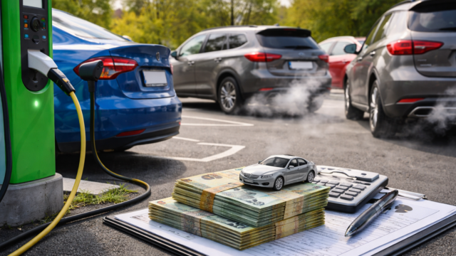 Impozit auto 2026. Motoarele mici plătesc cu până la 65% mai mult, electricele intră la taxa fixă de 40 de lei 12 Impozit auto 2026. Motoarele mici plătesc cu până la 65% mai mult, electricele intră la taxa fixă de 40 de lei