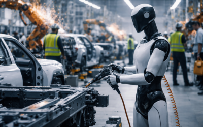 Rivian pariază pe roboți umanoizi în uzină. Ce poate câștiga din criza de personal și automatizare