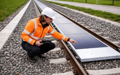 Sun-Ways a produs 16 MWh din panouri montate între șine. Ce înseamnă testul pentru susținerea mobilității electrice