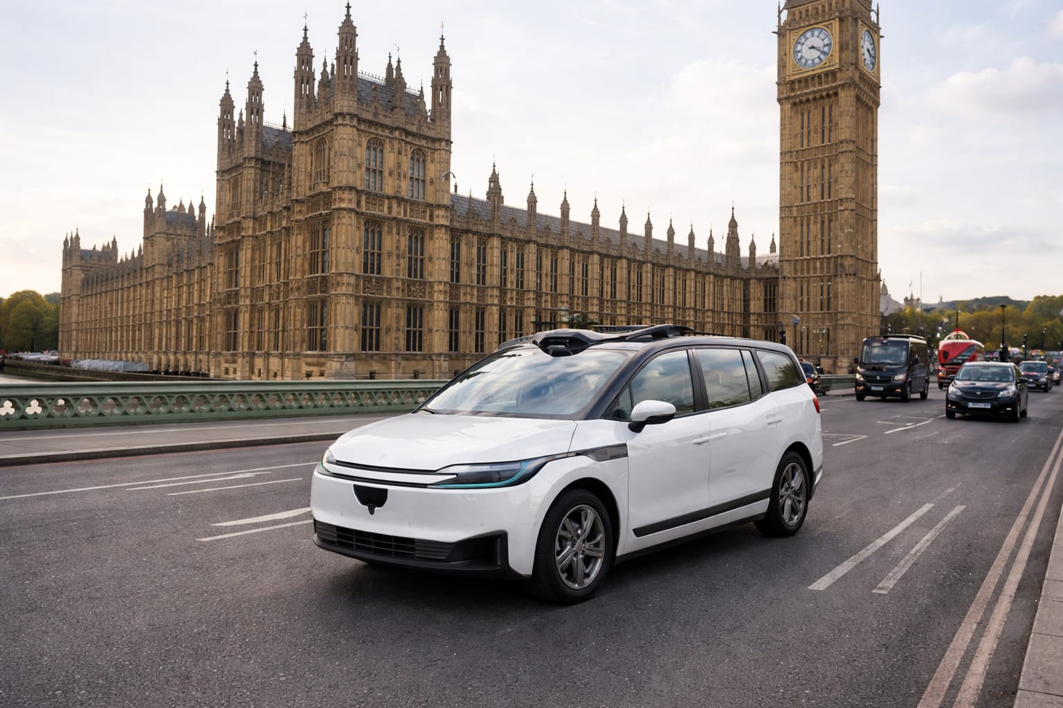 Baidu robotaxiuri Londra, imagine 2