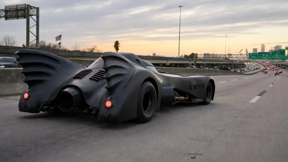 Un medic din Houston a construit un Batmobil de aproximativ 1.000 CP, legal pentru stradă