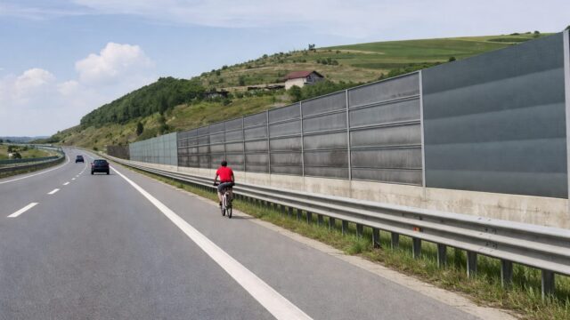 Un biciclist a pedalat pe A3 Transilvania printre mașini ce mergeau cu peste 100 km/h 2 Un biciclist a pedalat pe A3 Transilvania printre mașini ce mergeau cu peste 100 km/h