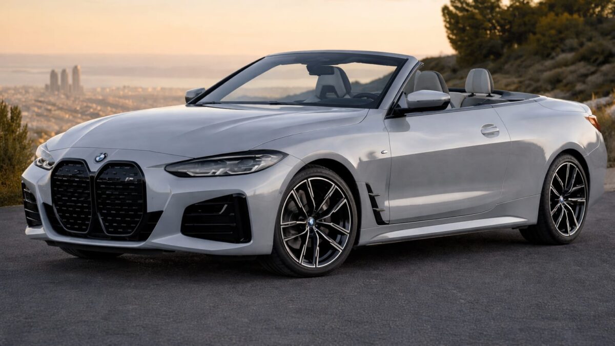 Un cabrio electric BMW cu peste 563 km autonomie. Cât de realistă este cifra pentru viitorul i4 decapotabil