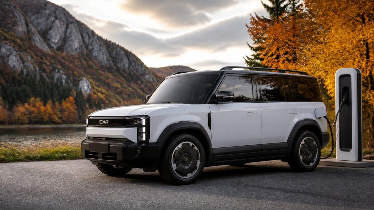 Chery aduce iCAUR V27 în România în toamnă. SUV-ul promite peste 1.000 km autonomie totală