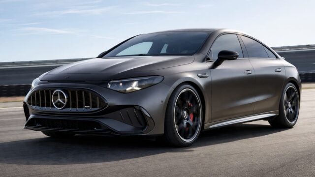 Mercedes-AMG CLA EV oferă 670 CP și 670 km autonomie. Trei motoare promit eficiență și sprint în 2,7 secunde 6 Mercedes-AMG CLA EV oferă 670 CP și 670 km autonomie. Trei motoare promit eficiență și sprint în 2,7 secunde