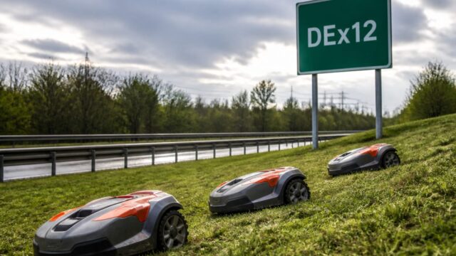 Trei roboți telecomandați intră pe DEx12 ca să taie iarba mai repede 3 Trei roboți telecomandați intră pe DEx12 ca să taie iarba mai repede