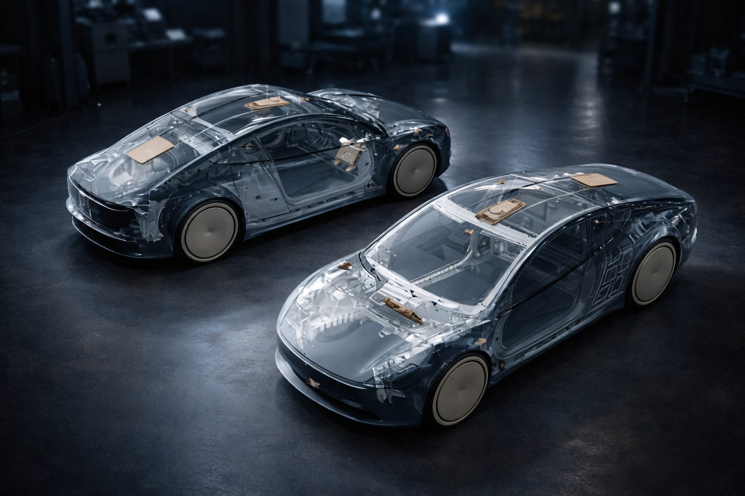 Tesla își leagă robotaxiul de SpaceX. Miza este o flotă autonomă mai puțin dependentă de rețelele terestre 2 Tesla Cybercab Starlink V5, imagine 2
