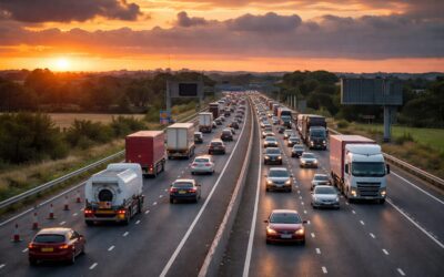 6,3 milioane de șoferi ies pe drum în Marea Britanie. Când are sens să pleci ca să eviți blocajele