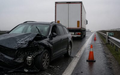 Accident pe A1, la km 70 spre Pitești. Doi răniți și prima bandă restricționată. Ce întârziere îi așteaptă pe șoferi