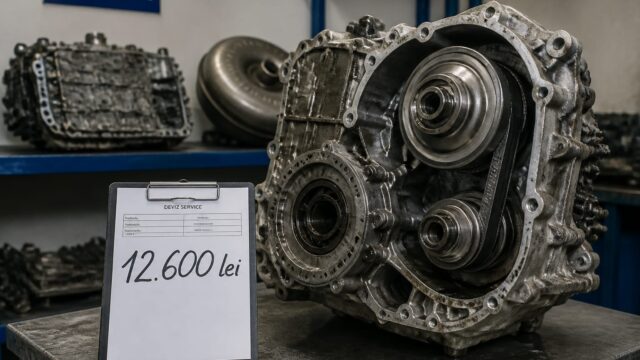 Cutiile automate CVT pot costa 12.600 lei când cedează. Află cât plătești pentru DSG și convertizor la rulaj mare