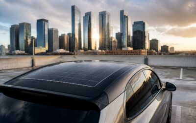 Mașina electrică solară care poate reduce dependența de prize pe drumurile scurte