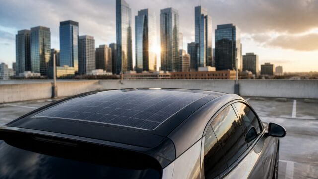 Mașina electrică solară care poate reduce dependența de prize pe drumurile scurte 14 Mașina electrică solară care poate reduce dependența de prize pe drumurile scurte