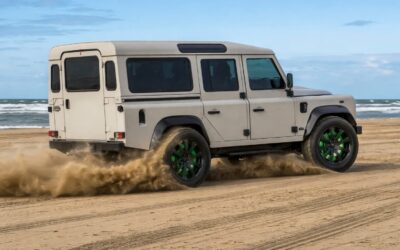 Un Defender clasic convertit la electric oferă 603 km autonomie WLTP