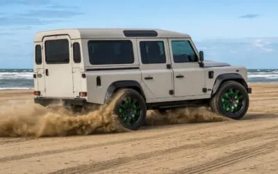 Un Defender clasic convertit la electric oferă 603 km autonomie WLTP