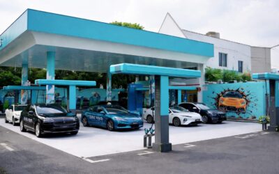 Sinopec a transformat o benzinărie din Shanghai într-un hub pentru electrice
