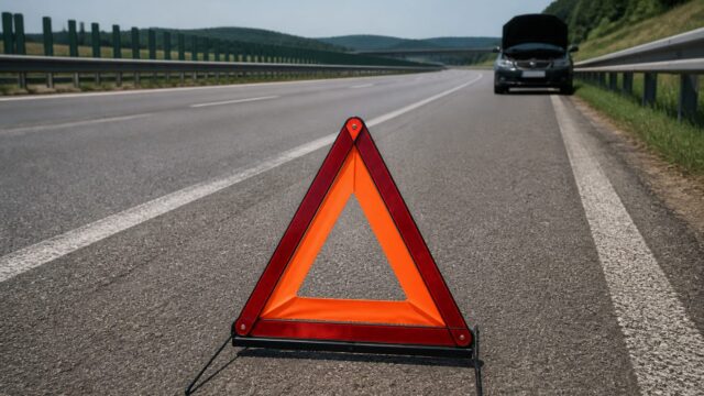 Mașina se strică pe autostradă, iar nota de plată pentru tractare poate ajunge la 1.500 RON