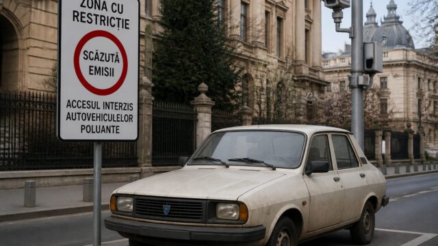 Până în august 2027, primăriile din marile orașe pot taxa sau interzice mașinile vechi în centru