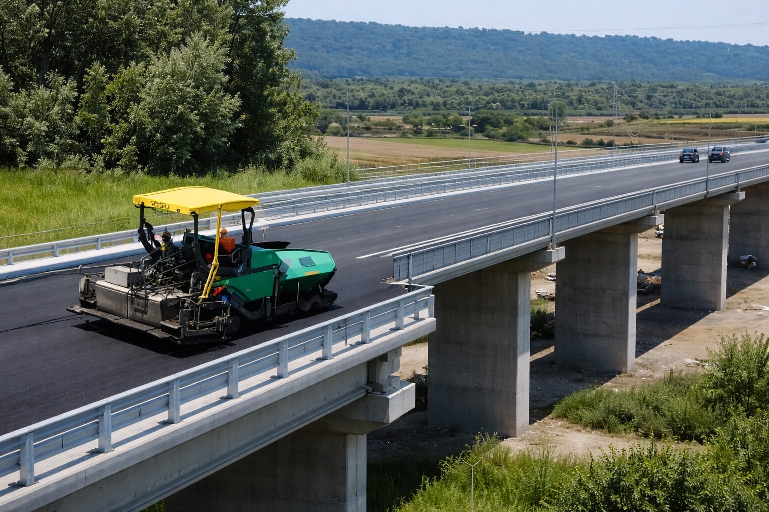 Șoferii de pe DN2 sunt mai aproape să lase în urmă unul dintre cele mai periculoase drumuri. Ce se întâmplă acum la Cleja pe A7 2 Pasajul Cleja A7, imagine 2