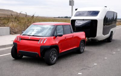 Pickup-ul electric Telo MT1 tractează 3.628 kg