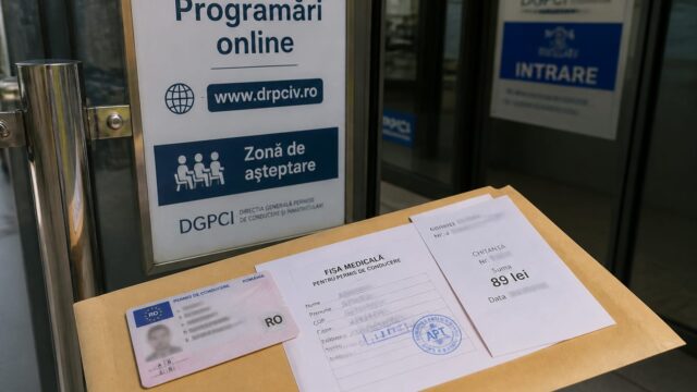 Reînnoirea permisului auto cere programare online și o taxă de 89 de lei. Ce valabilitate are fiecare categorie în România?