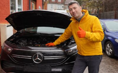 Mecanic român, George, a reparat un Mercedes EQB din 2022 cu doar 3.000 de lire plus TVA