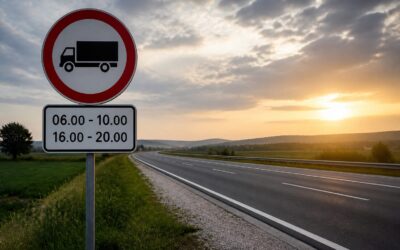 Restricții noi pentru camioane. A2, DN7, DN22C și DN39 au acum ore exacte de interdicție