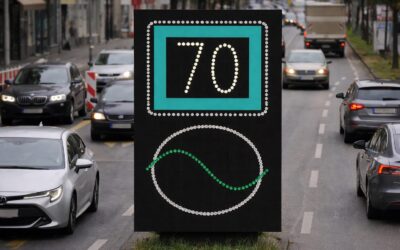 Dresda a introdus în 2020 un indicator digital cu viteză recomandată. Cum funcționează „unda verde”