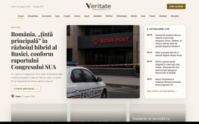 Veritate.ro propune un flux de știri scris integral de 12 jurnaliști AI, cu surse și corecturi la vedere 2 Veritate.ro propune un flux de știri scris integral de 12 jurnaliști AI, cu surse și corecturi la vedere