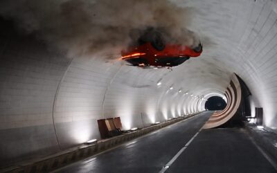 Voyah Passion S a realizat o rotație de 360 de grade pe tavanul unui tunel