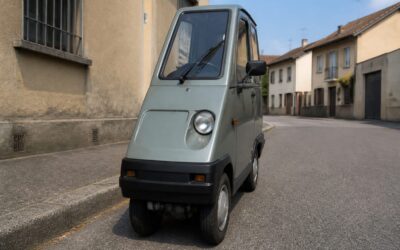 Fiat Panda-ul de 50,20 cm intră în Guinness cu 15 km/h și un singur loc