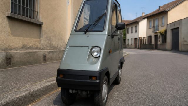 Fiat Panda-ul de 50,20 cm intră în Guinness cu 15 km/h și un singur loc