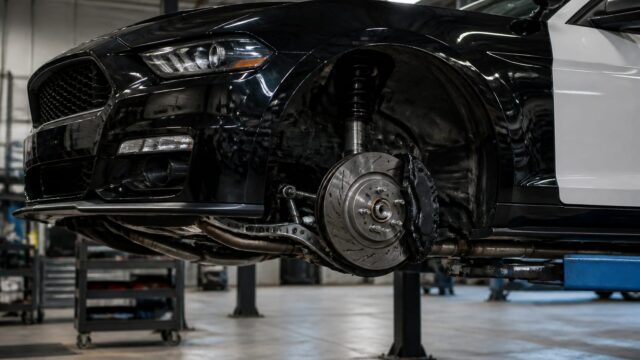 Steeda a transformat un Ford Mustang de poliție pentru urmăriri, cu accent pe frânare și control 14 Steeda a transformat un Ford Mustang de poliție pentru urmăriri, cu accent pe frânare și control