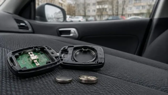 Când trebuie schimbată bateria cheii auto și de ce CR2025 poate înlocui CR2032 doar temporar, în urgențe